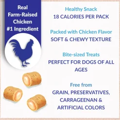 Inaba Churu Fun Bites Chicken Recipe Wraps Soft Baked Dog Treats (8 packs)