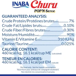 Inaba Churu Pop'n Serve Chicken Recipe Grain-Free Lickable Cat Treats, 1.2-oz cup