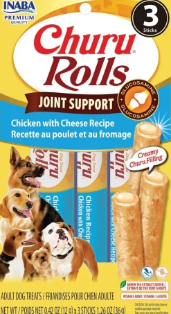 Inaba Churu Rolls Joint Support Dog Treats (3 sticks)