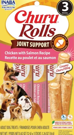 Inaba Churu Rolls Joint Support Dog Treats (3 sticks)