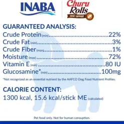 Inaba Churu Rolls Joint Support Dog Treats (3 sticks)