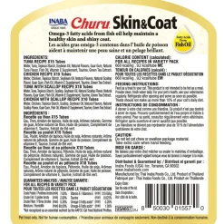 Inaba Churu Skin & Coat Variety Pack Lickable Treat for Cats, 50 count