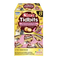 Inaba Churu Tidbits Soft & Creamy Cat Treats (8 packs)