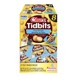 Inaba Churu Tidbits Soft & Creamy Cat Treats (8 packs)