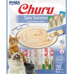 Inaba Churu Tuna Variety Pack Grain-Free Lickable Treat for Cats