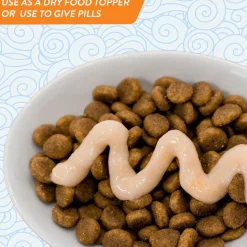 Inaba Churu Tuna with Chicken Puree Grain-Free Lickable Treat for Cats, 0.5-oz x 4-tubes