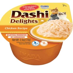 Inaba Dashi Delights Chicken Recipe in Broth Cat Food, 2.5-oz