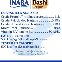 Inaba Dashi Delights Chicken with Scallop Recipe in Broth Cat Food, 2.5-oz