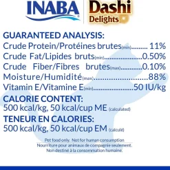 Inaba Dashi Delights Chicken with Tuna Recipe in Broth Cat Food, 2.5-oz