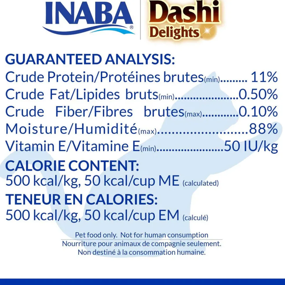Inaba Dashi Delights Chicken with Tuna Recipe in Broth Cat Food, 2.5-oz