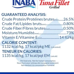 Inaba Grilled Tuna Fillet Extra Tender in Tuna Flavored Broth Cat Treat, 0.52-oz