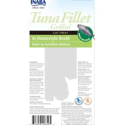 Inaba Grilled Tuna Fillet in Homestyle Flavored Broth Cat Treat, 0.52-oz