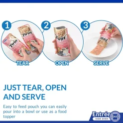 Inaba Twin Packs Chicken Recipe in Chicken Broth Grain-Free Cat Food, 1.4-oz
