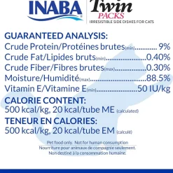 Inaba Twin Packs Tuna & Chicken Recipe in Tuna Broth Grain-Free Cat Food, 1.23-oz