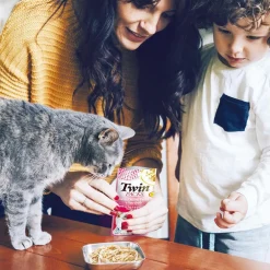 Inaba Twin Packs Tuna & Chicken Recipe in Tuna Broth Grain-Free Cat Food, 1.23-oz