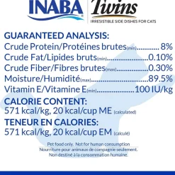 Inaba Twins Chicken Recipe Grain-Free Cat Food, 1.23-oz