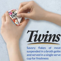 Inaba Twins Chicken Recipe Grain-Free Cat Food, 1.23-oz