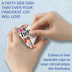 Inaba Twins Chicken Recipe Grain-Free Cat Food, 1.23-oz