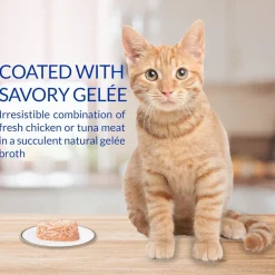 Inaba Twins Tuna & Chicken with Salmon Recipe Grain-Free Cat Food, 1.23-oz