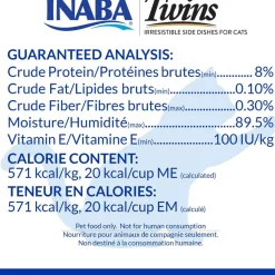 Inaba Twins Tuna & Chicken with Scallop Recipe Grain-Free Cat Food, 1.23-oz