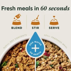 Instinct Fresh Dried Meal Blends Freeze-Dried Cage-Free Chicken & Harvest Blend Recipe for Dogs