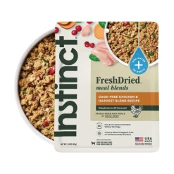 Instinct Fresh Dried Meal Blends Freeze-Dried Cage-Free Chicken & Harvest Blend Recipe for Dogs