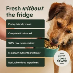 Instinct Fresh Dried Meal Blends Freeze-Dried Cage-Free Chicken & Supergreens Recipe for Dogs