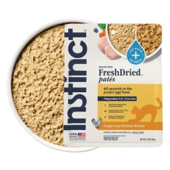 Instinct Fresh Dried Patés Freeze-Dried Raw Chicken Entrée for Cats