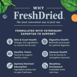 Instinct Fresh Dried Patés Freeze-Dried Raw Chicken Entrée for Cats