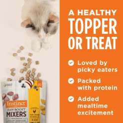 Instinct Raw Boost Mixers Freeze-Dried Raw Chicken Meal Topper for Cats (6 oz)