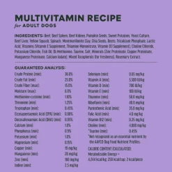 Instinct Raw Boost Mixers Multivitamin Freeze Dried Meal Topper for Adult Dogs