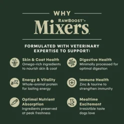 Instinct Raw Boost Mixers Skin & Coat Health Freeze Dried Meal Topper for Dogs