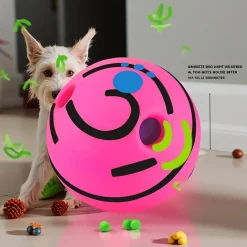 Interactive Squeak Ball Dog Toy – Durable, Safe & Fun for All Breeds (Assorted Colors)
