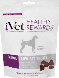 iVet Healthy Rewards Low Fat Treats for Dogs (8 oz)