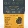 Jiminy's Pumpkin Carrot & Cricket Chewy Training Treats For Dogs (6 oz)