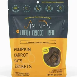 Jiminy's Pumpkin Carrot & Cricket Chewy Training Treats For Dogs (6 oz)