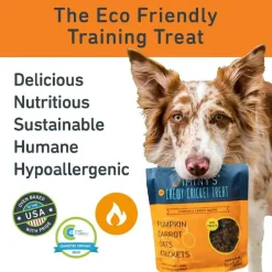 Jiminy's Pumpkin Carrot & Cricket Chewy Training Treats For Dogs (6 oz)