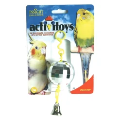JW Pet ActiviToys Disco Ball Small/Medium Bird Toy, Assorted Colors