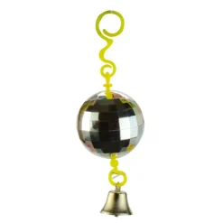 JW Pet ActiviToys Disco Ball Small/Medium Bird Toy, Assorted Colors