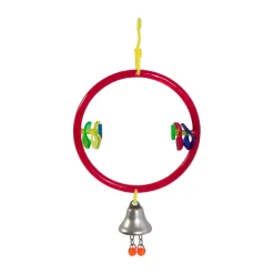 JW Pet ActiviToys Ring Clear Small/Medium Bird Toy, Assorted Colors