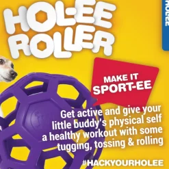 JW Pet Hol-ee Roller Toy For Dogs, Assorted Colors