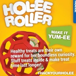 JW Pet Hol-ee Roller Toy For Dogs, Assorted Colors