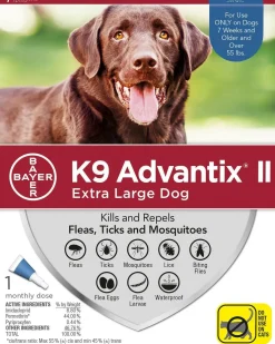 K9 Advantix II for Extra Large Dogs (over 55 lbs) Blue Box