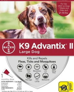 K9 Advantix II for Large Dogs (21-55 lbs) Red Box