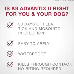 K9 Advantix II for Medium Dogs (11-20 lbs) Teal Box