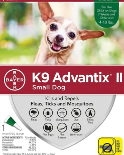 K9 Advantix II for Small Dogs (4 -10 lbs) Green Box