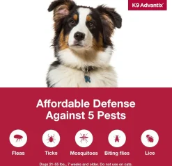 K9 Advantix Topical Flea, Tick & Mosquito Prevention for Dogs