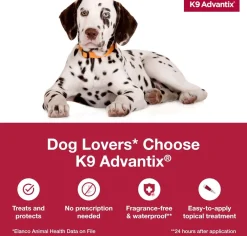 K9 Advantix Topical Flea, Tick & Mosquito Prevention for Dogs