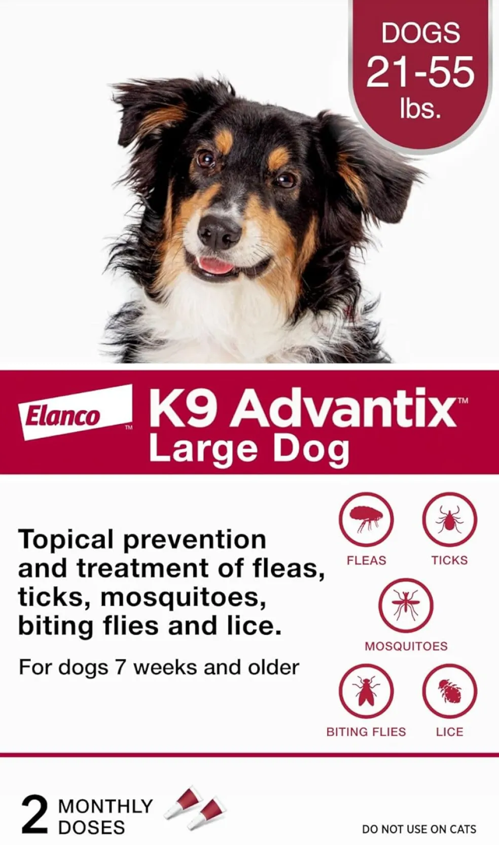 K9 Advantix Topical Flea, Tick & Mosquito Prevention for Dogs