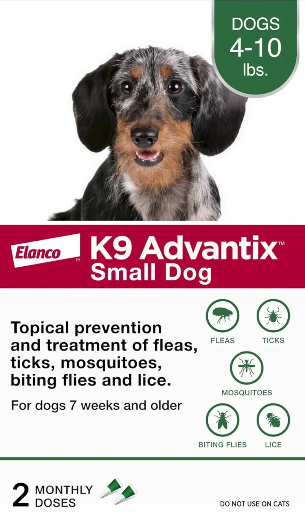 K9 Advantix Topical Flea, Tick & Mosquito Prevention for Dogs